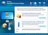 Spower Windows Password Reset Ultimate screenshot